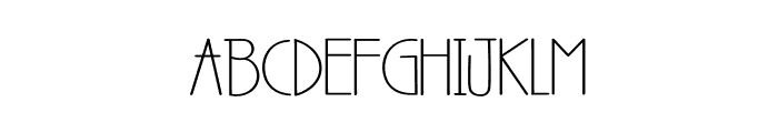 The Twilight Font LOWERCASE