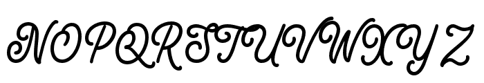 The Vaguer-Regular Font UPPERCASE