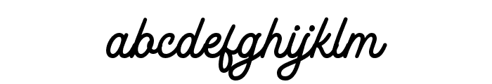 The Vaguer-Regular Font LOWERCASE