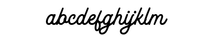 The Vaguer-Rounded Font LOWERCASE