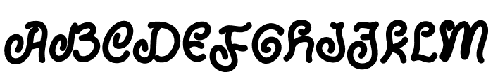 The Valensia Font UPPERCASE