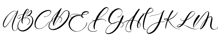 The Victoria Regular Font UPPERCASE