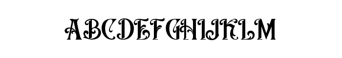 The Victorian Elders Regular Font UPPERCASE