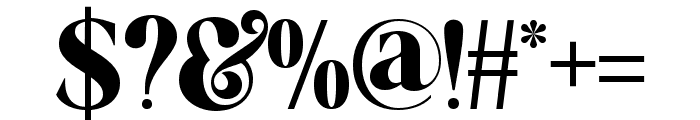 The Vindest Regular Font OTHER CHARS