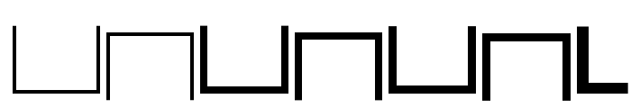 The Voyager Borders Regular Font LOWERCASE