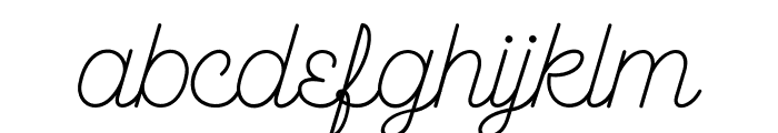 The Wahhabi Script Font LOWERCASE