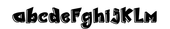 The Warrior Font LOWERCASE