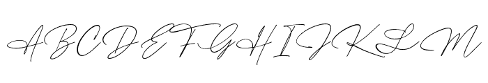 The Wedding Signature Regular Font UPPERCASE