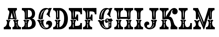 The Western Gold Regular Font UPPERCASE