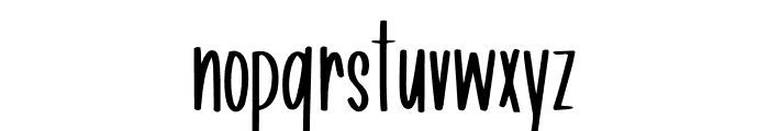 The Willow Tree Font LOWERCASE
