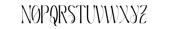 The Winchestera Regular Font UPPERCASE