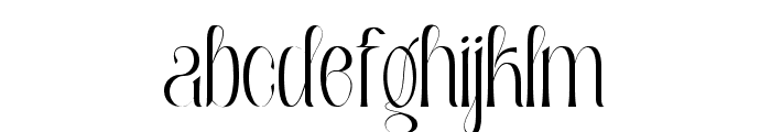 The Winchestera Regular Font LOWERCASE