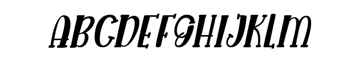The Witchers italic Regular Font UPPERCASE