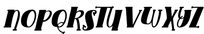 The Witchers long bold italic Regular Font UPPERCASE