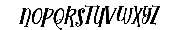 The Witchers long italic Regular Font UPPERCASE