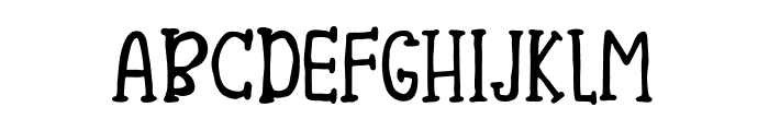 The Witches Font LOWERCASE