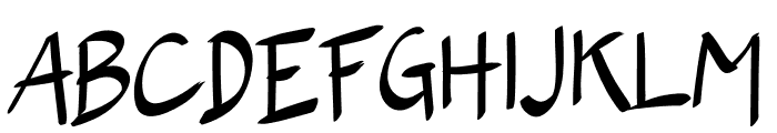 The Wolfflin Font UPPERCASE