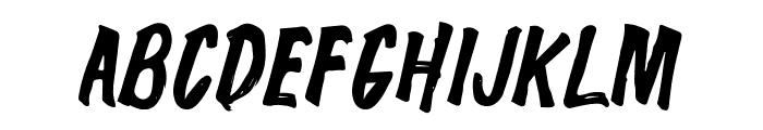 The Wolfman Font LOWERCASE