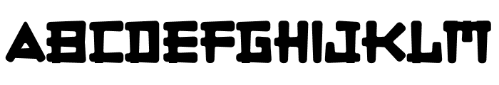The Zwets Font UPPERCASE
