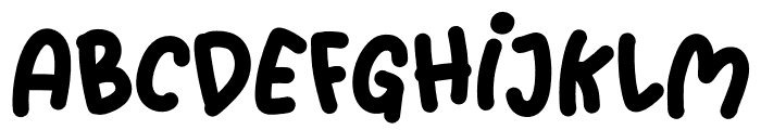 The toy Regular Font UPPERCASE