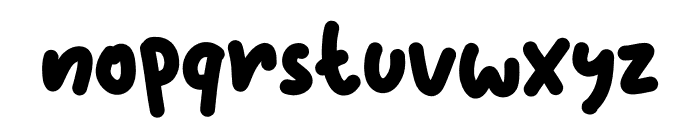 The toy Regular Font LOWERCASE