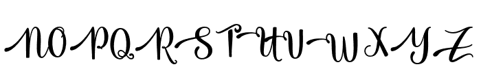 TheAustinHearts Font UPPERCASE