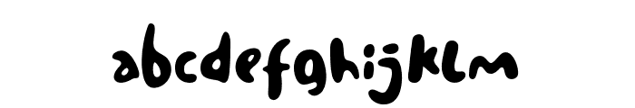 TheBabyMoon-Regular Font LOWERCASE