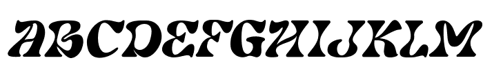 TheBaster-Italic Font UPPERCASE