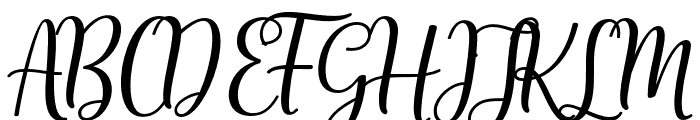 TheBeautifulNightItalic-Italic Font UPPERCASE