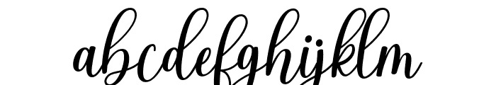 TheBeautifulNightItalic-Italic Font LOWERCASE