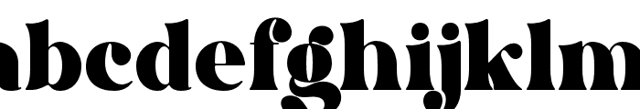 TheBergah-Regular Font LOWERCASE