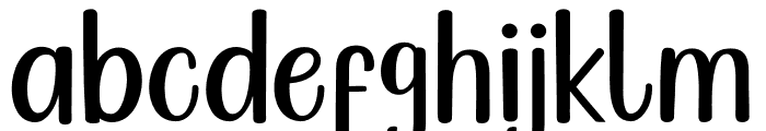 TheBohemian-Regular Font LOWERCASE