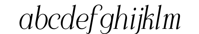 TheBrewfine-Italic Font LOWERCASE