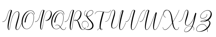 TheBrilliantShine Font UPPERCASE
