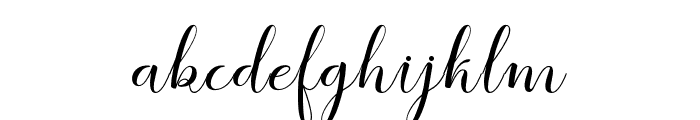 TheBrilliantShine Font LOWERCASE