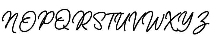 TheBristersScript-Script Font UPPERCASE