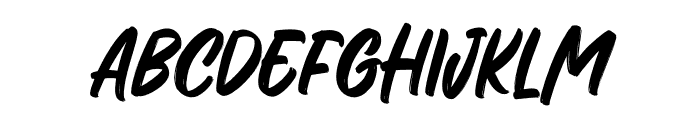 TheBrownFox-Regular Font UPPERCASE