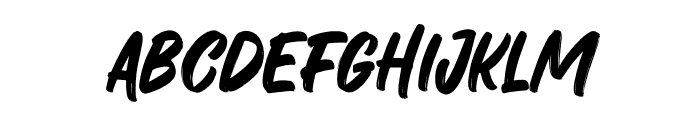 TheBrownFox-Regular Font LOWERCASE