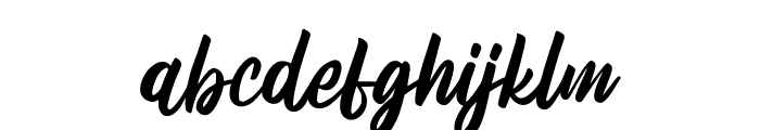 TheBustonh Font LOWERCASE