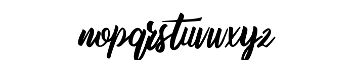 TheBustonh Font LOWERCASE