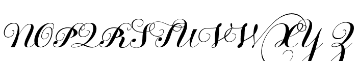 TheCalligraphyFont Font UPPERCASE