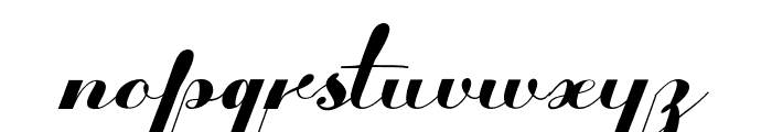 TheCalligraphyFont Font LOWERCASE
