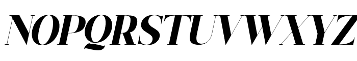 TheCasfia-Italic Font UPPERCASE