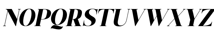 TheCasfia-ItalicBold Font UPPERCASE