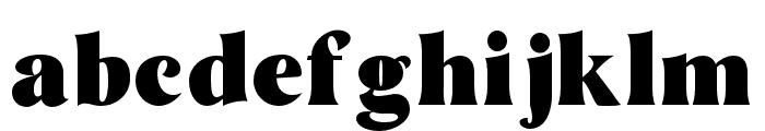 TheChaffy-Bold Font LOWERCASE