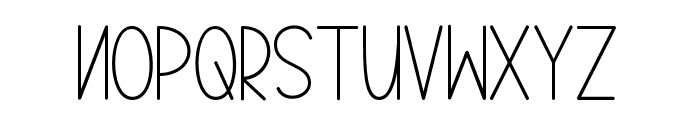TheCosta-Regular Font LOWERCASE