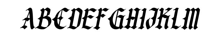TheCrookus-Italic Font UPPERCASE