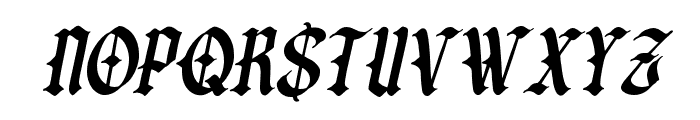 TheCrookus-Italic Font UPPERCASE