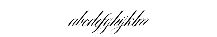 TheDellgadoItalic Font LOWERCASE