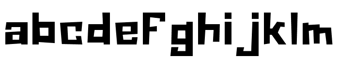 TheDistriction Font LOWERCASE